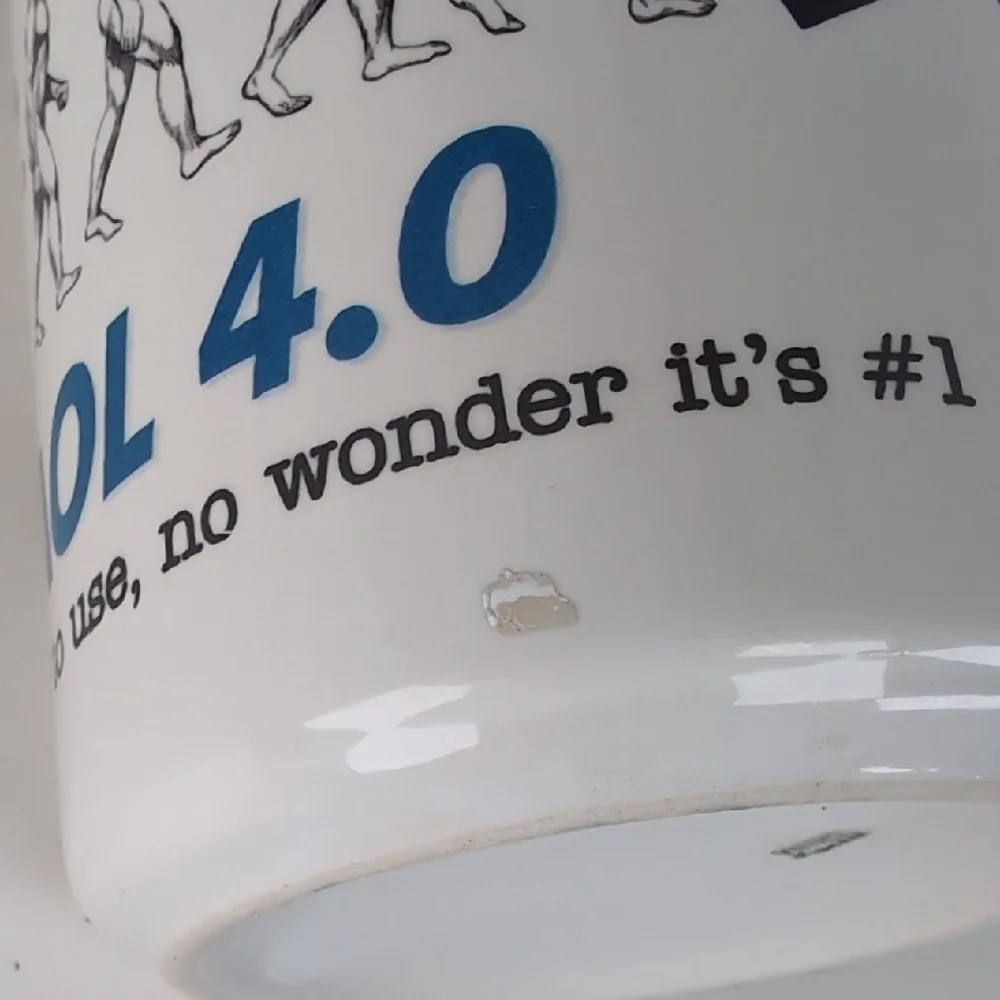 White AOL 4.0 Y2K Mug